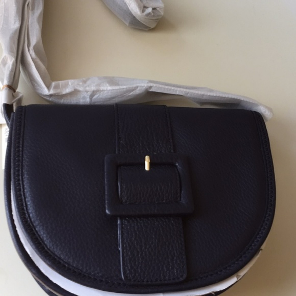 Talbots Navy Leather Purse